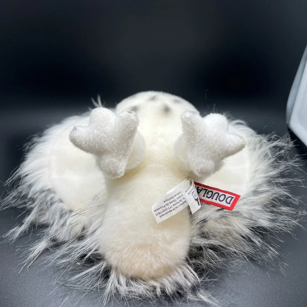 Douglas Cuddle‎ Toy Black White Spotted Snow Owl 8